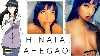 Hinata Ahegao Blowjob - Hot Cosplay Chick Chubby confidential - Novinha Cosplay NARUTO